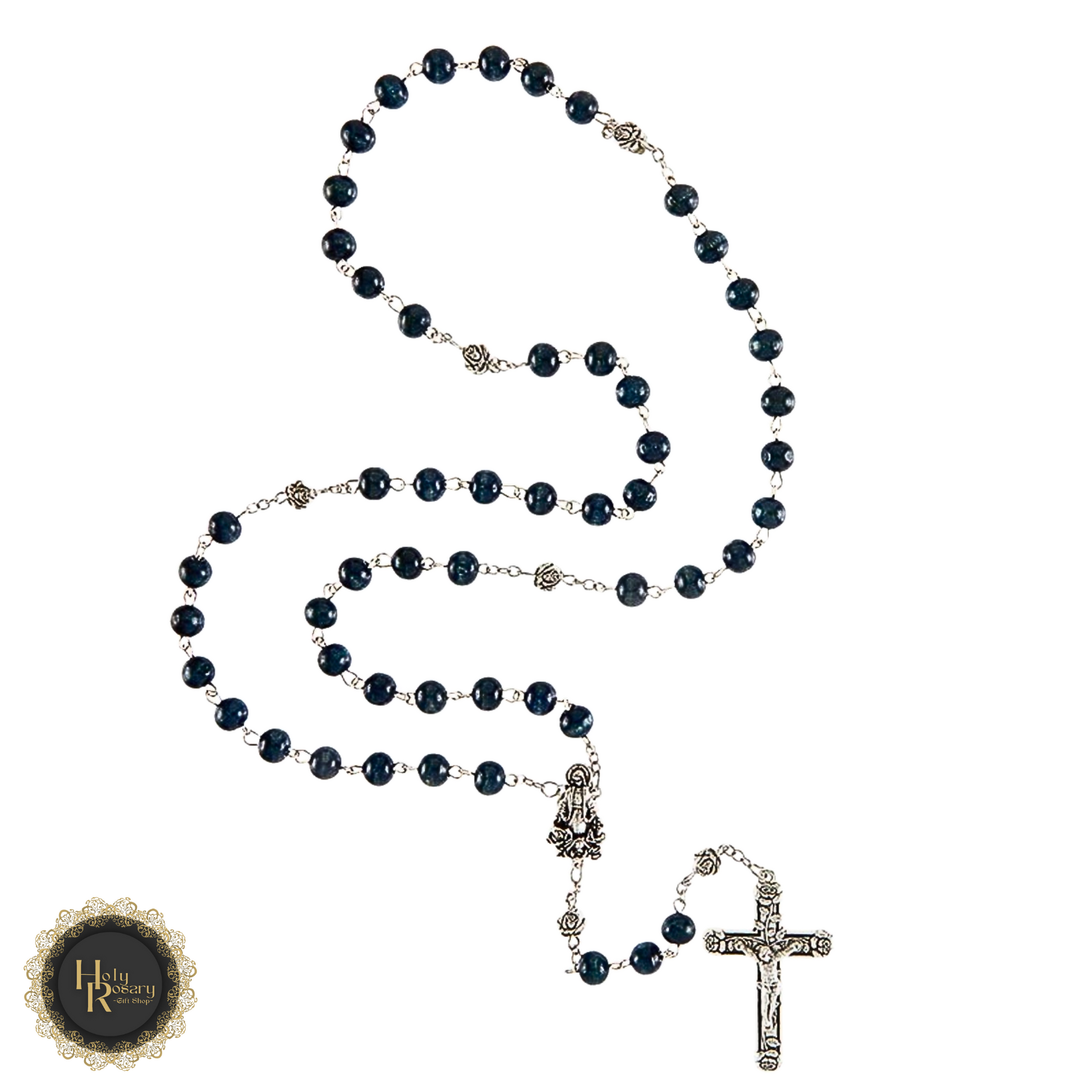 Catholic Blue Rosary Beads for Spirituality