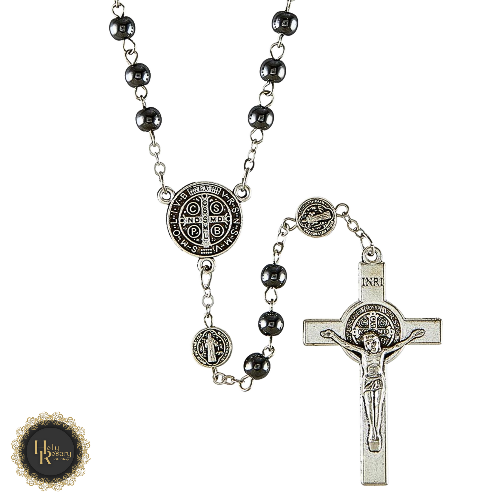 Classic mens rosary necklace with traditional beads ideal for spiritual reflection and personal style