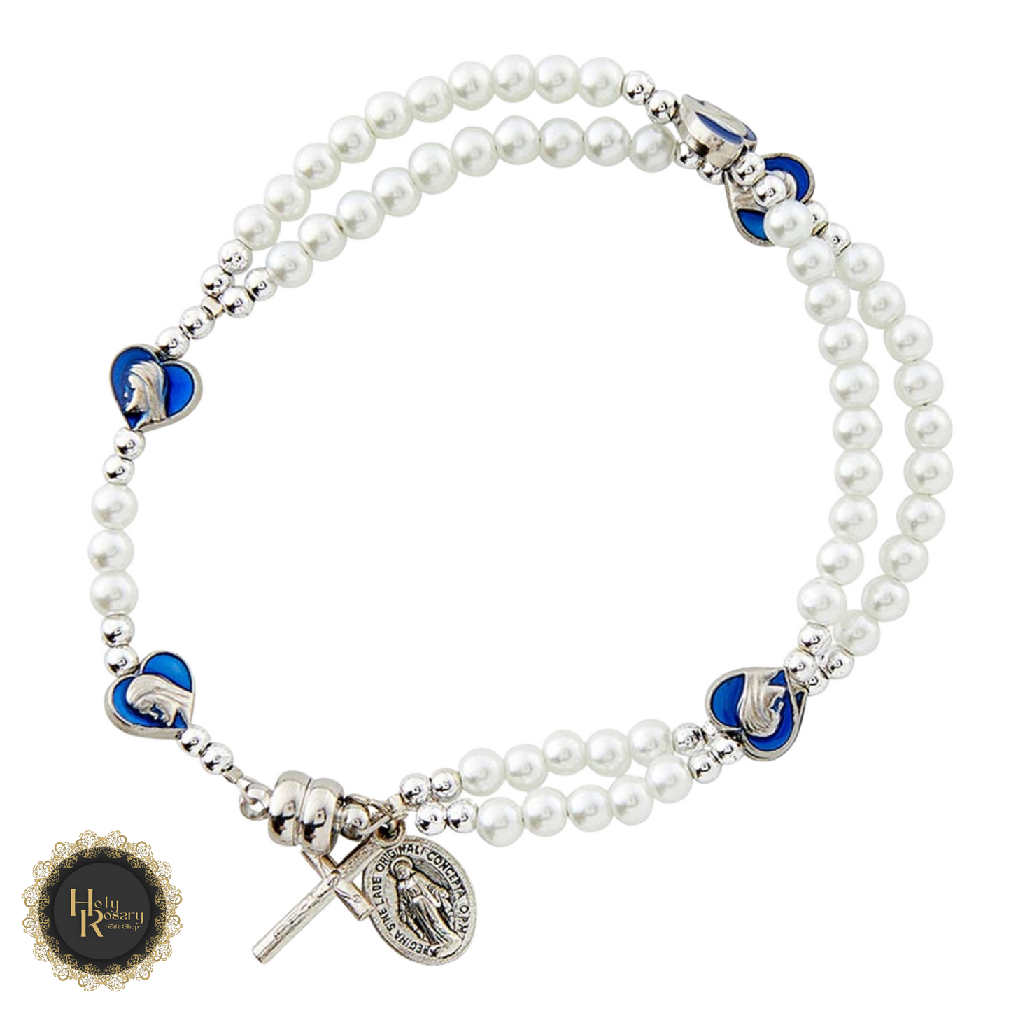 Handmade rosary bracelet a thoughtful gift for loved ones or a personal catholic accessory