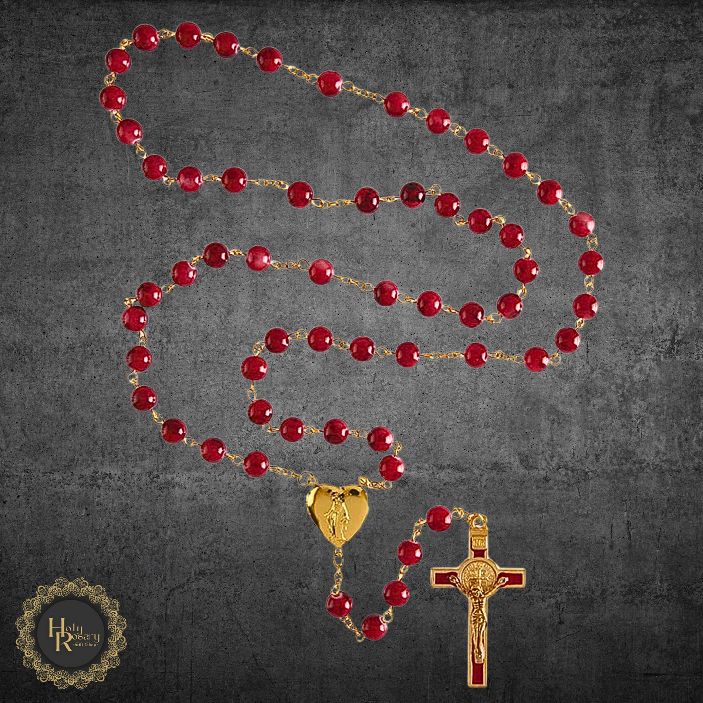 Handmade locket rosary combining craftsmanship and faith