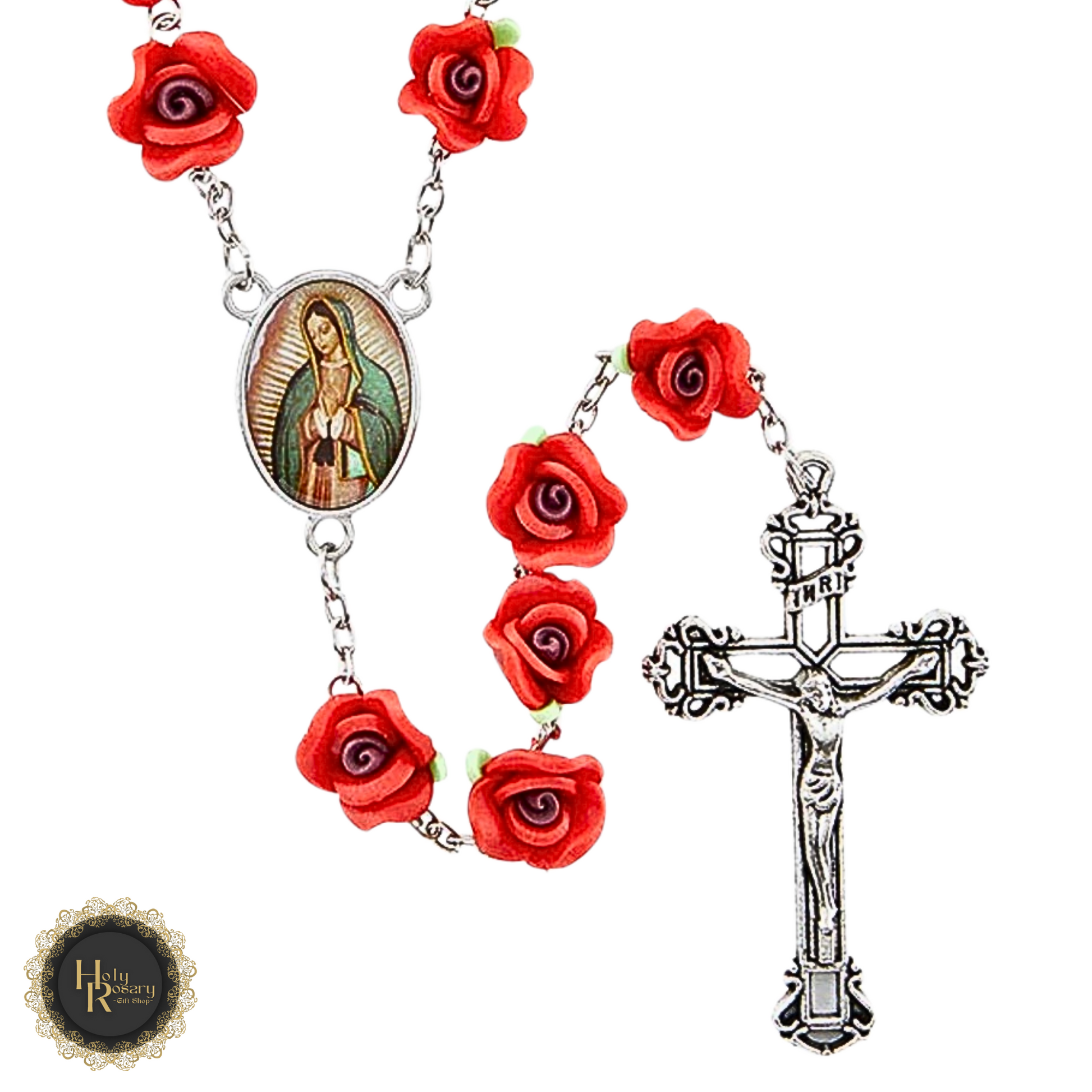 Premium red rosary with quality beads and crucifix a sought-after holy rosary option for sale