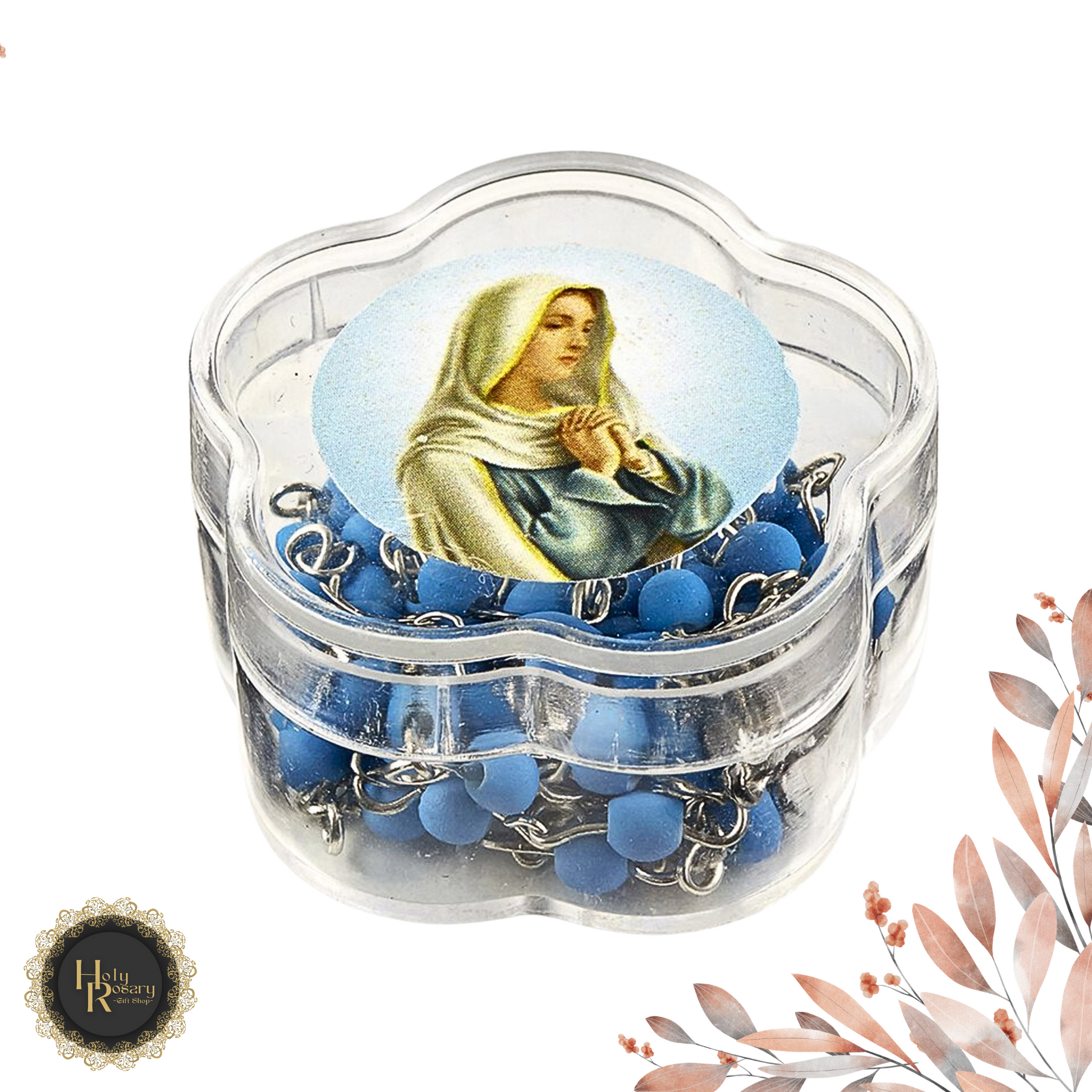 Premium rosary beads with case perfect for daily prayer a meaningful Catholic religious gift