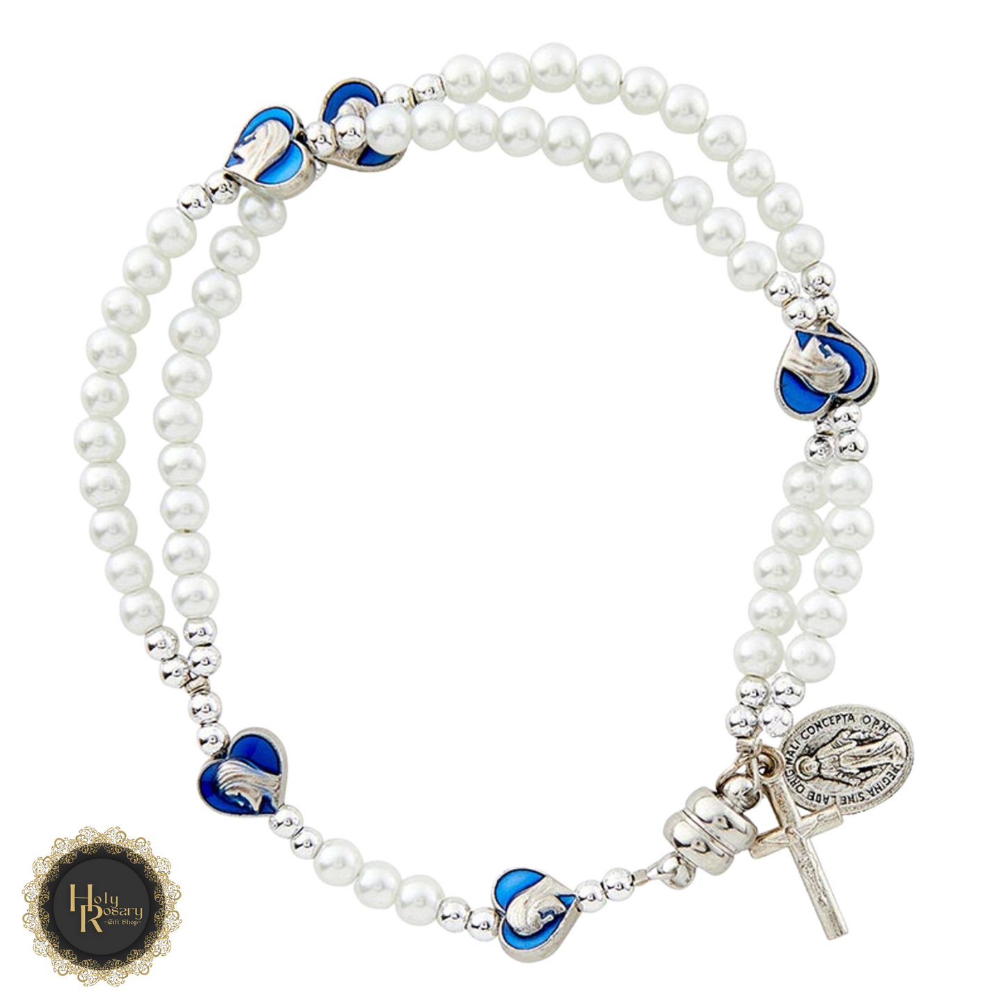 Premium rosary bracelet crafted with durable beads a timeless spiritual accessory