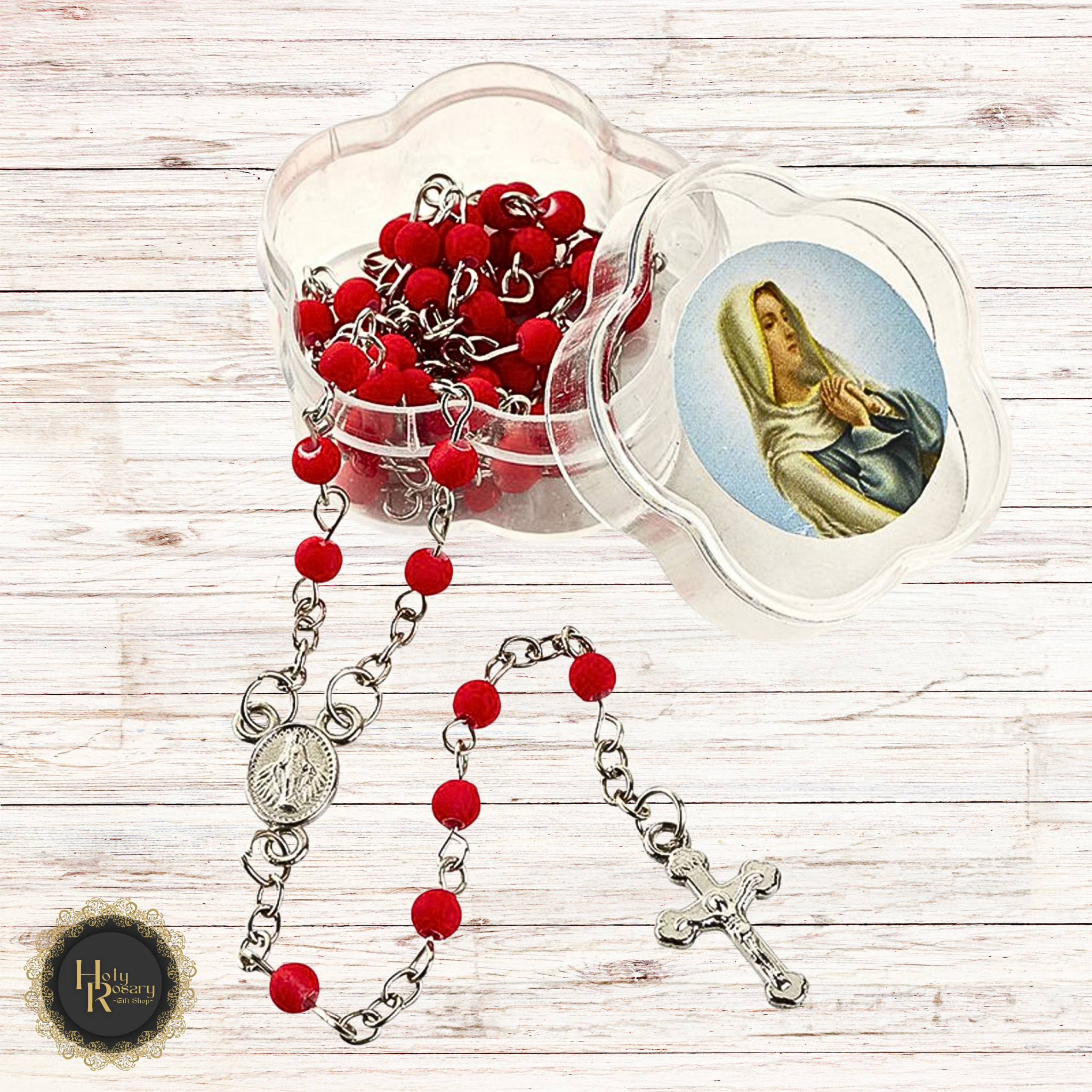 Rosary and case with zipper a practical devotional set perfect for travel or home use