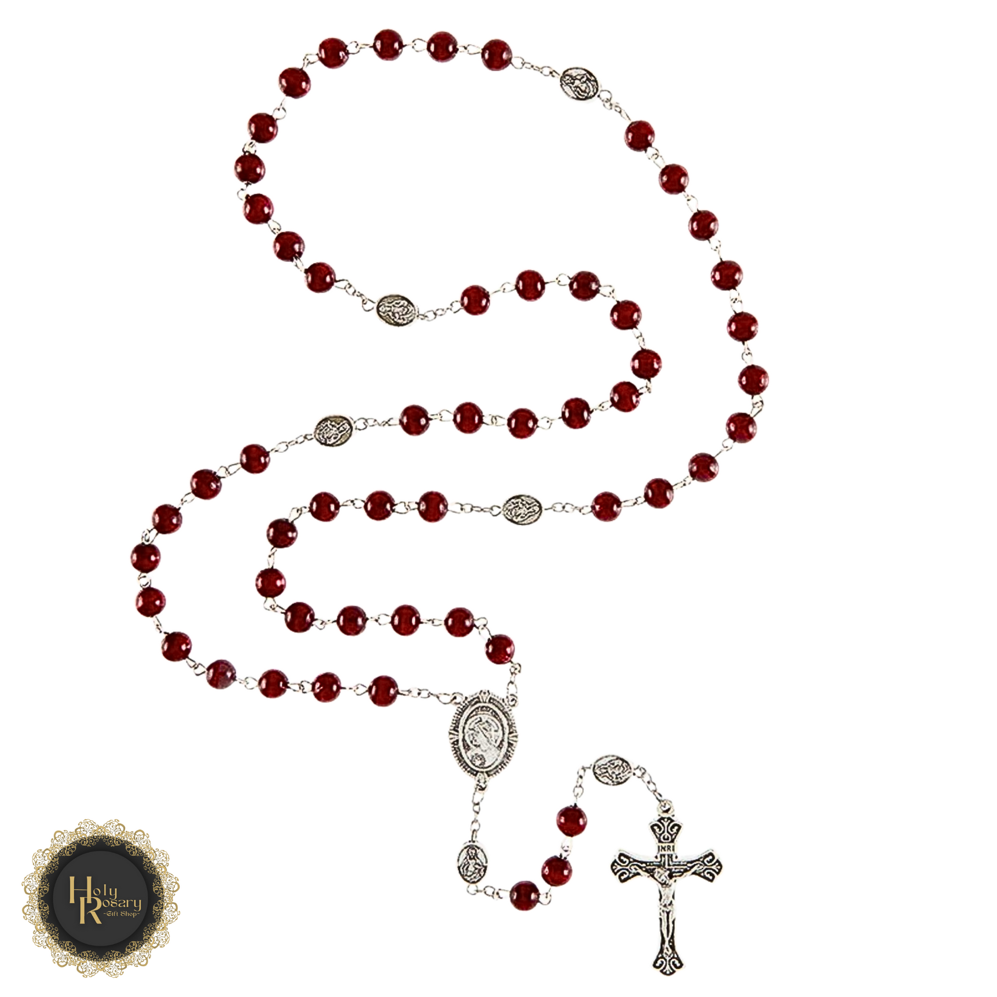 Catholic Red Prayer Beads for Spiritual Growth