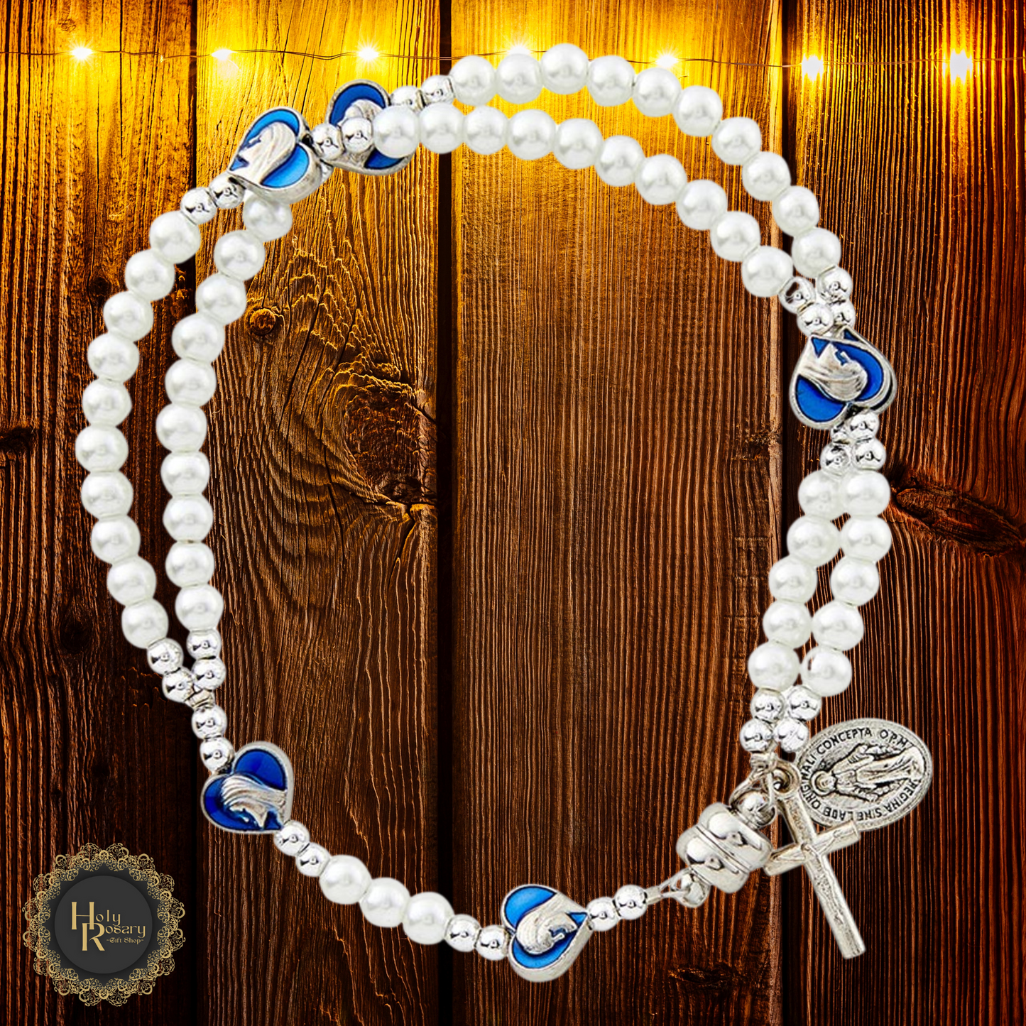 Womens rosary bracelet showcasing refined beads a graceful option for faithful devotion