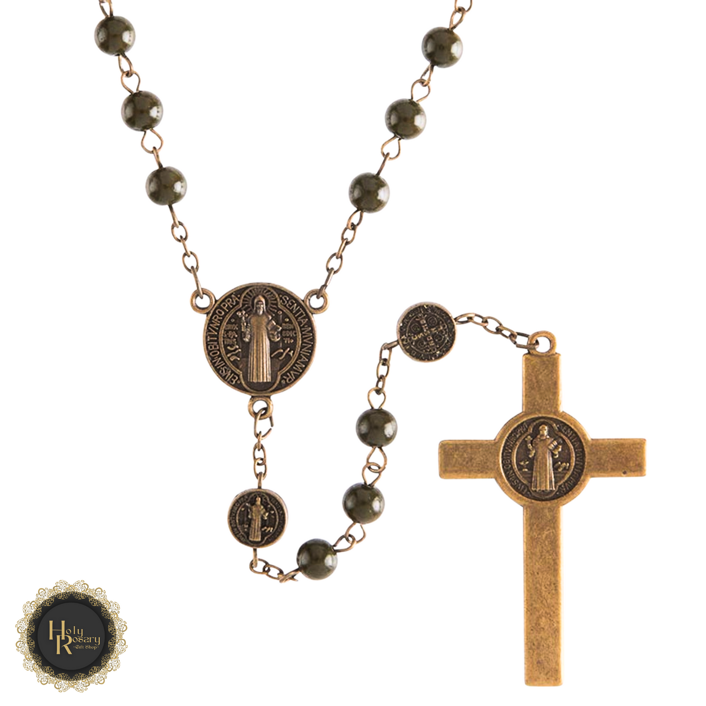 Bronze polish Catholic rosaries for sale perfect for religious gifts