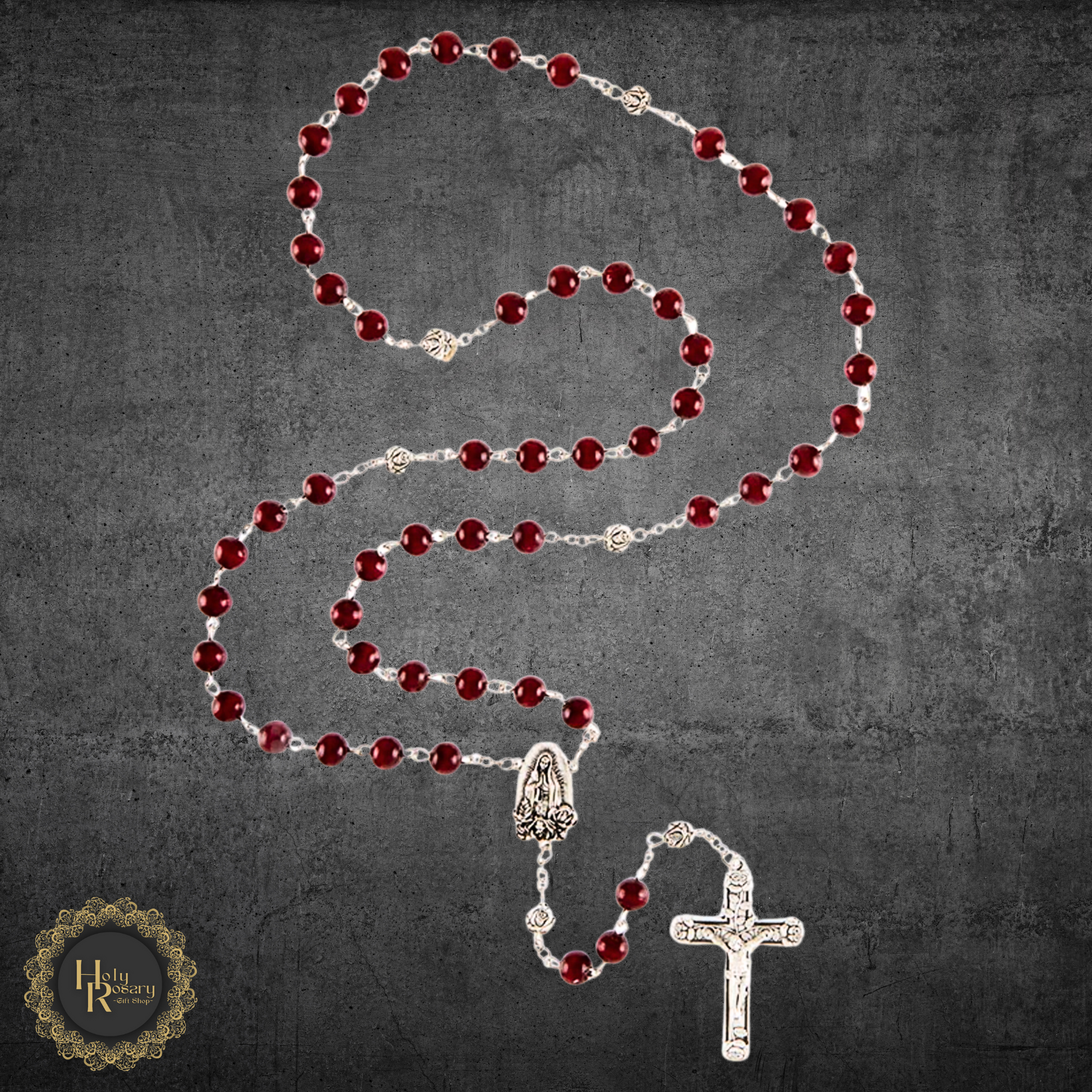 Buy red wooden rosary beads online Catholic gifts and rosaries for sale