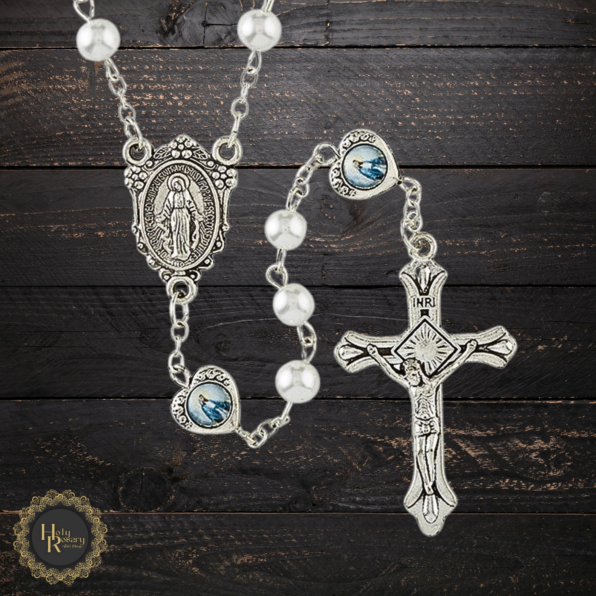 devotional mother of pearl rosary perfect for prayer and meditation